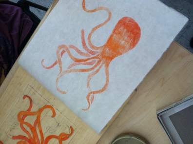 Octopus print my Katie Boulter-Dimock